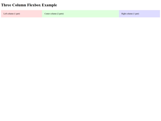 examples/flexbox/three screenshot