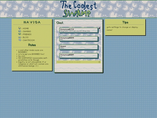 chatroom screenshot