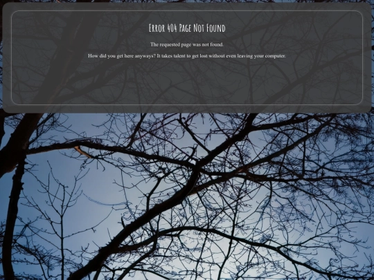 not_found screenshot