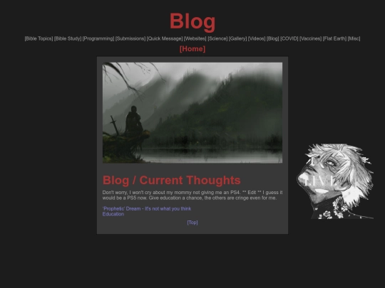 blog screenshot