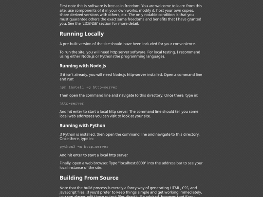 about/README screenshot