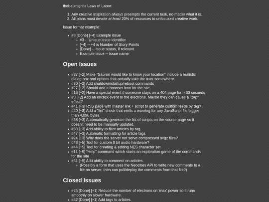 about/TODO screenshot