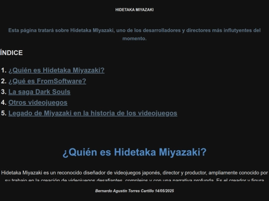 index screenshot
