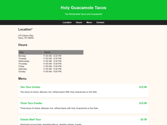 index screenshot