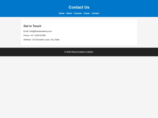 contact screenshot
