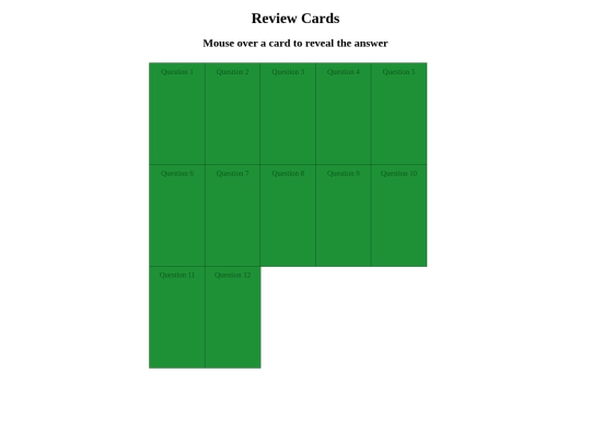 review-cards screenshot