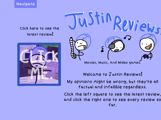 Justin-Reviews screenshot