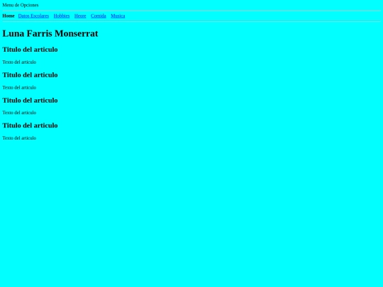 Index screenshot