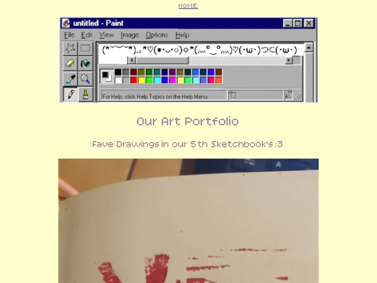 Artportfolio screenshot