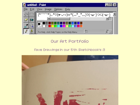 assets/Artportfolio screenshot