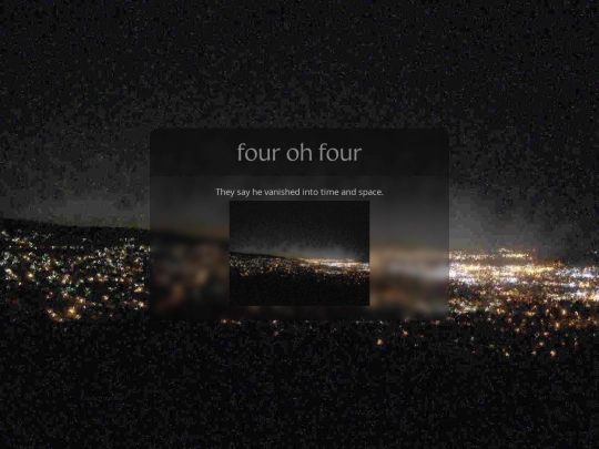 not_found screenshot