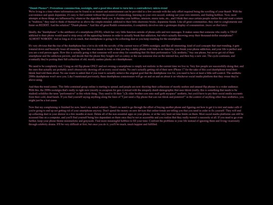 text/dumbphones screenshot