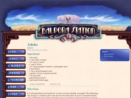 cookbook/entrees/Adobo screenshot