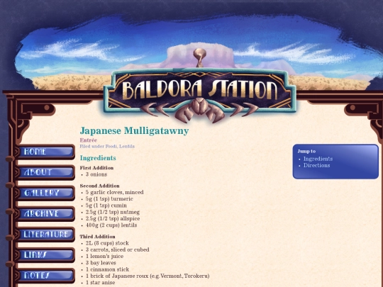 cookbook/entrees/JapaneseMulligatawny screenshot