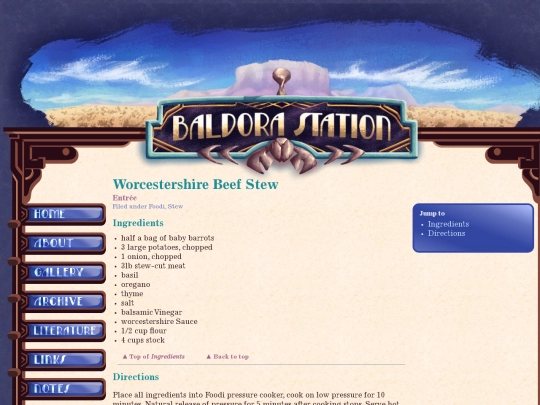 cookbook/entrees/WorcestershireBeefStew screenshot