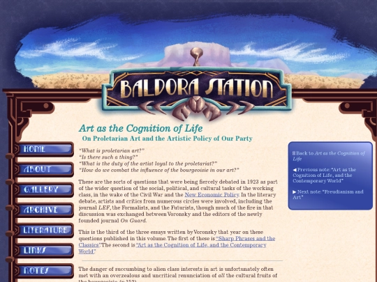 notes/A/ArtAsTheCognitionOfLife/OnProletarianArtAndTheArtisticPolicyOfOurParty screenshot