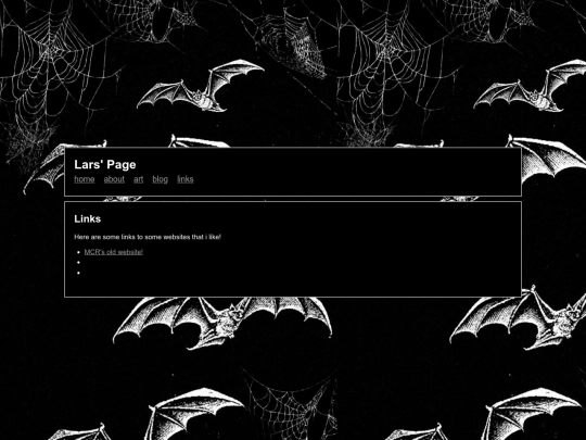 links screenshot