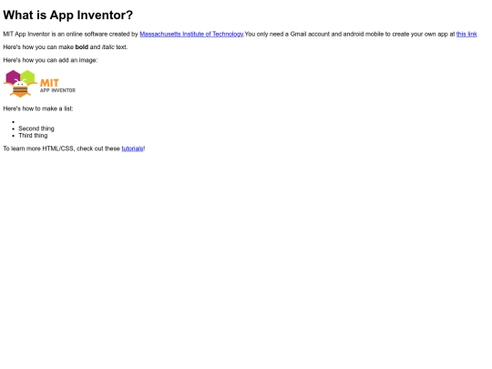 appinventor screenshot