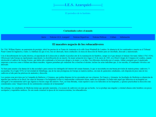 Periodico/5Curiosid screenshot