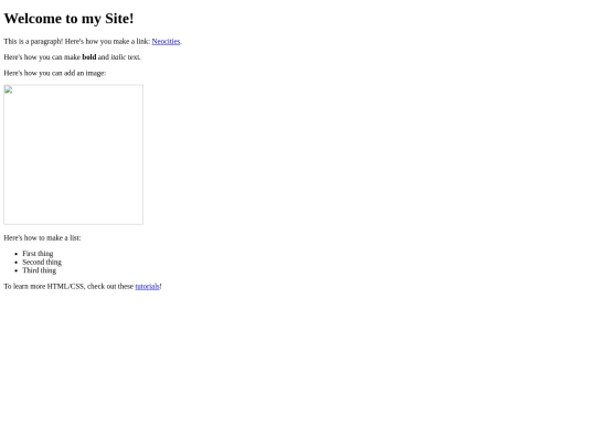 index screenshot