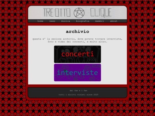 archivio screenshot