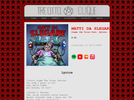 musica/astore/matti-da-slegare screenshot
