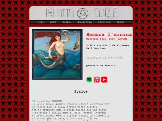 musica/astore/sembra-leroina screenshot