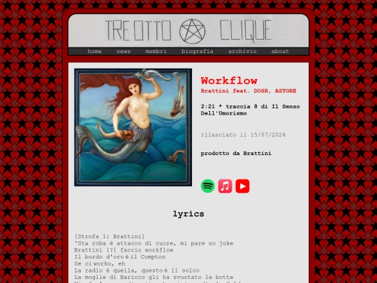 musica/astore/workflow screenshot