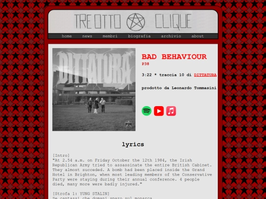 musica/dittatura/bad_behaviour screenshot