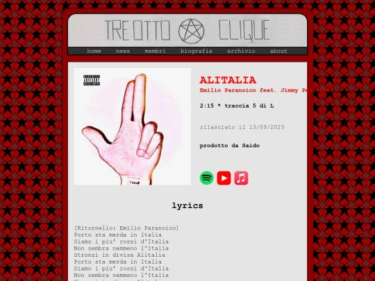 musica/feat/alitalia screenshot