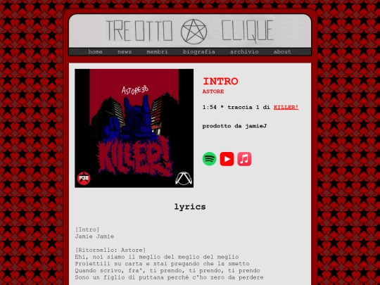 musica/killer/intro screenshot