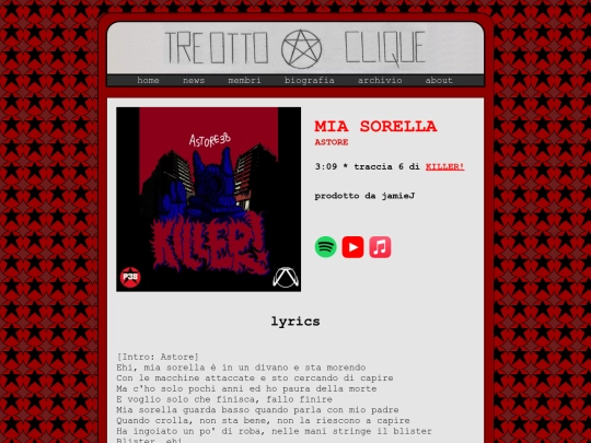 musica/killer/mia_sorella screenshot