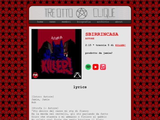 musica/killer/sbirrincasa screenshot