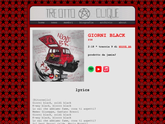 musica/nuovebr/giorni-black screenshot