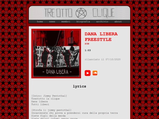 musica/singoli-p38/dana-libera screenshot