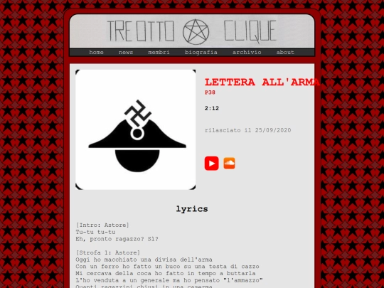 musica/singoli-p38/lettera-all-arma screenshot