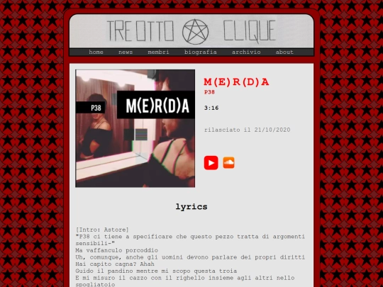 musica/singoli-p38/merda screenshot