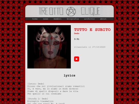 musica/singoli-p38/tutto-e-subito screenshot