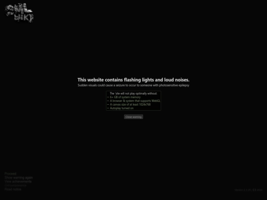 menu screenshot