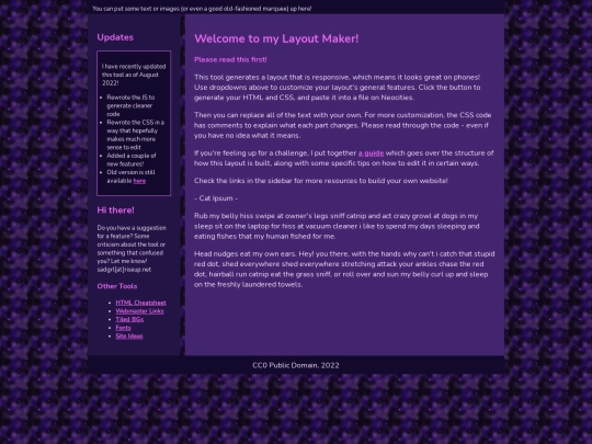 test screenshot