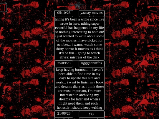 diaries/personal/personal screenshot