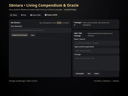 Santaran/ask screenshot
