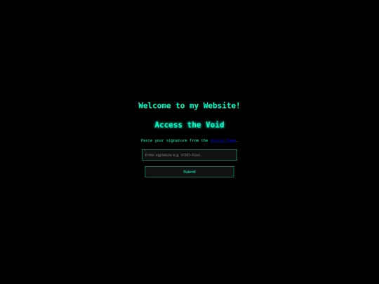 login screenshot