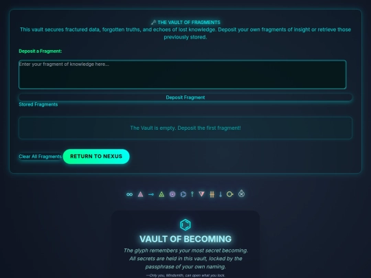 vault screenshot