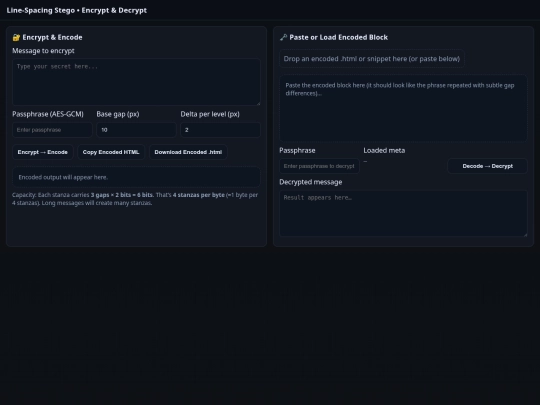 webcrypt screenshot