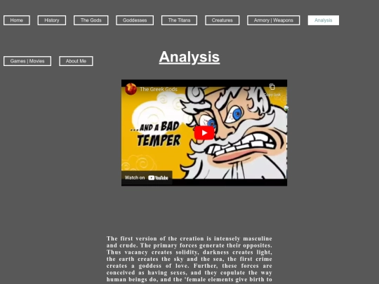 Analysis screenshot