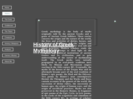 History screenshot