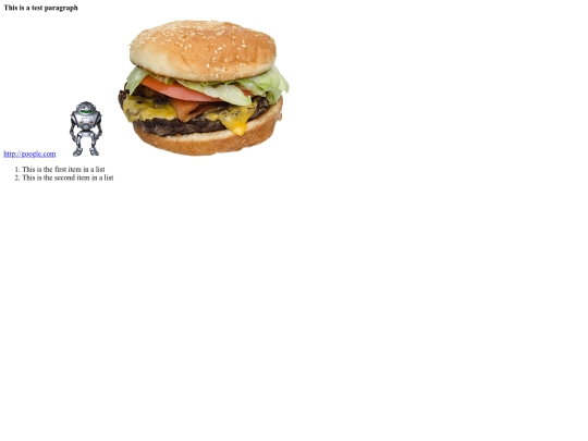 itwa/Week 1/Test Page screenshot