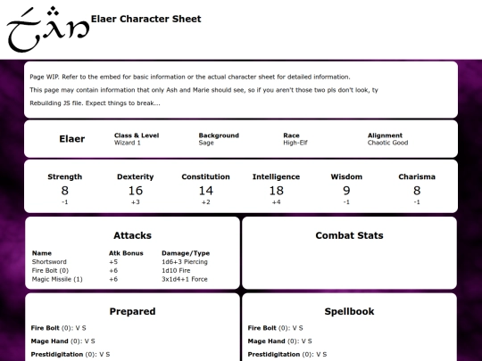 dnd/elaer screenshot