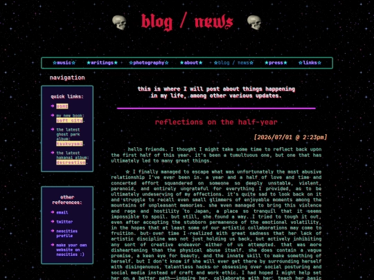 blog screenshot